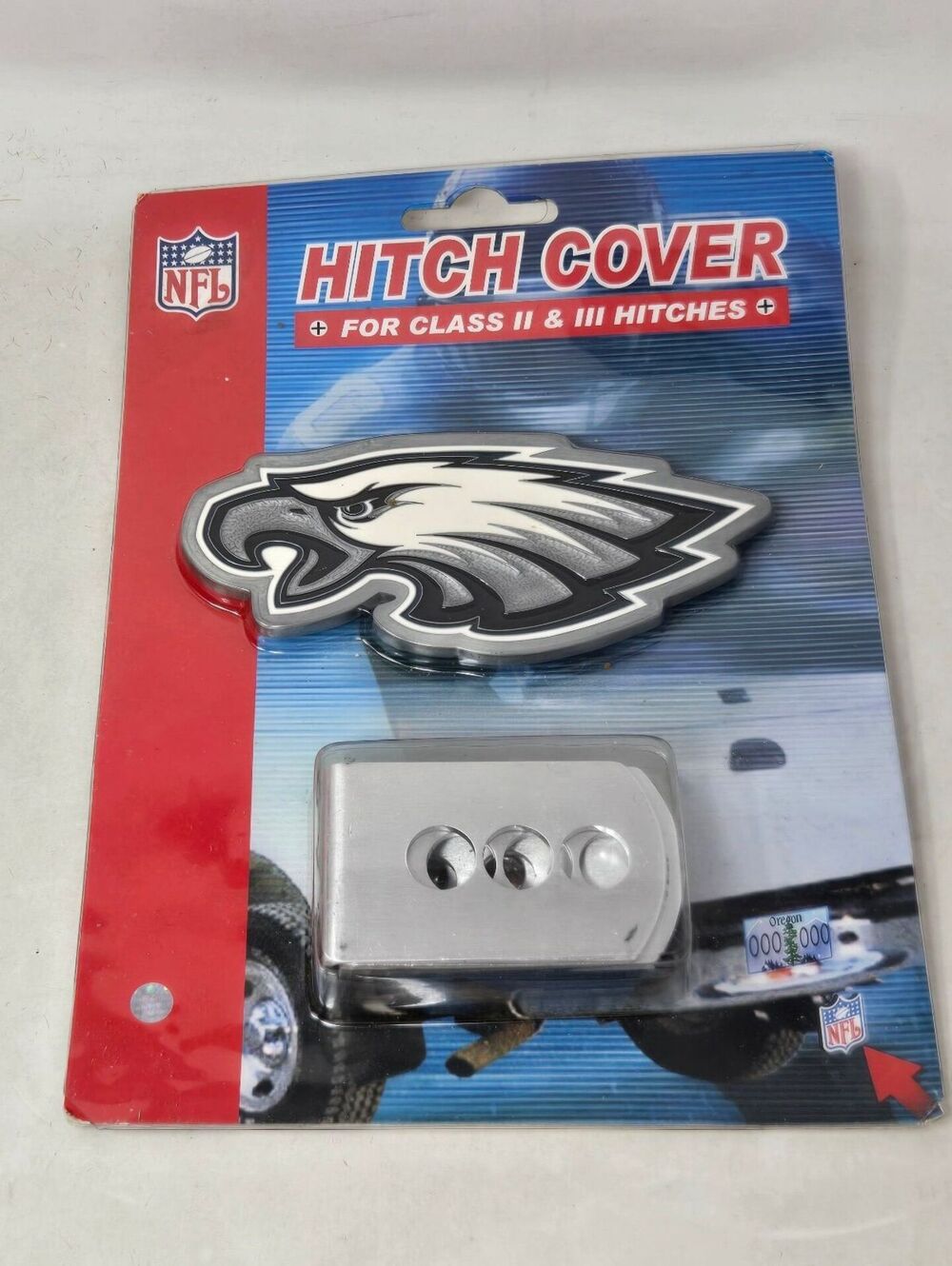 Philadelphia Eagles NFL Logo Shaped Hitch Cover Truck Hitch Cover class 2 &3 NEW